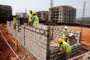 Construction site in Kenya